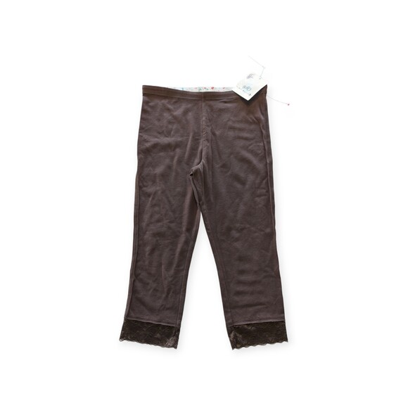 So Wear It Declare It Brown Girls Medium (10-12) Leggings w/ Lace Bottoms - Picture 1 of 7